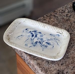 Artisan handmade ceramic dish